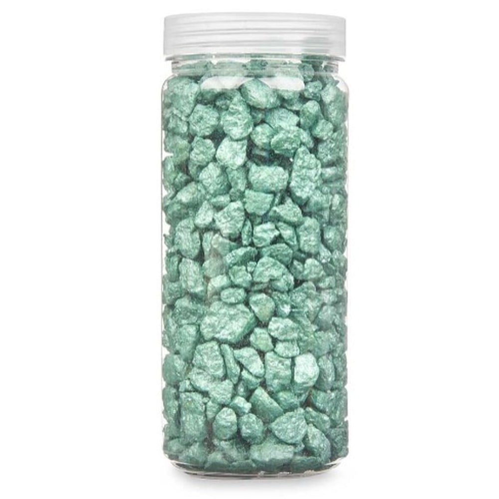 Decorative Stones Green 10 - 20 mm 700 g (12 Units)