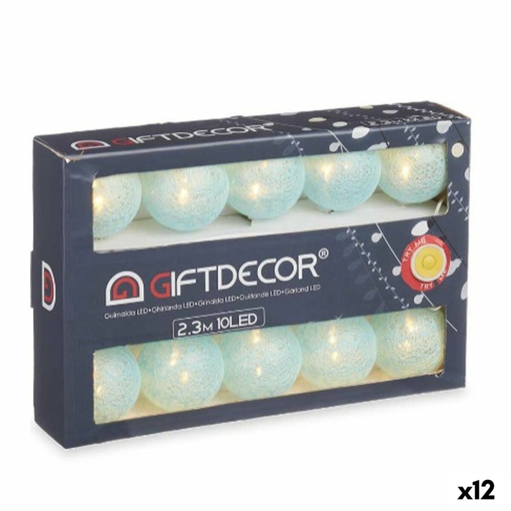 LED-Lichterkette Bold Blau 2,3 m (12 Stück)