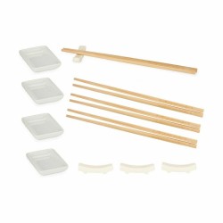 Set de sushi Blanc Céramique (12 Pièces) (12 Unités)