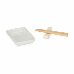 Set de sushi Blanc Céramique (12 Pièces) (12 Unités)