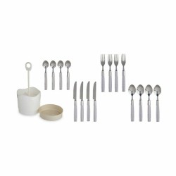 Cutlery Set Kinvara HQ223H10 Grey Stainless steel (8 Units)