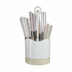 Ensemble de Couverts Beige Acier inoxydable (8 Unités)