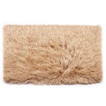 Tapis Beige Coton Polyester 50 x 2 x 80 cm (6 Unités)