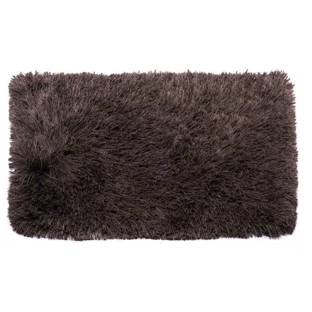 Tapis Gris Coton Polyester 50 x 2 x 80 cm (6 Unités)