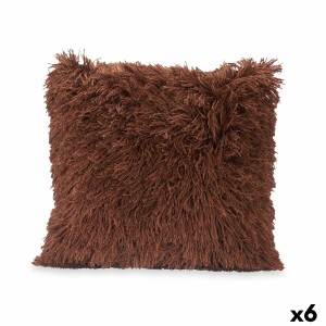 Coussin Marron Coton Polyester 45 x 2 x 45 cm (6 Unités)