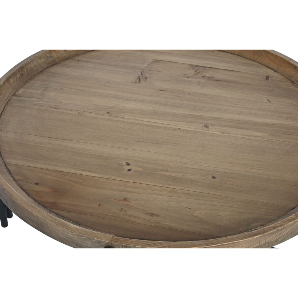 Table Basse Home ESPRIT Bois Métal 90 x 90 x 45 cm