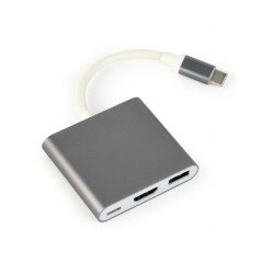 Adaptateur USB C vers VGA GEMBIRD A-CM-HDMIF-02-SG