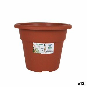 Blumentopf Dem Greentime kreisförmig Braun ø 20 x 15,75 cm (12 Stück)