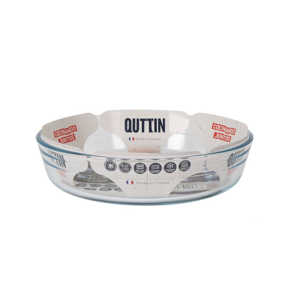 Plat de Four Quttin   verre 1,7 L ø 23 x 5,3 cm (6 Unités)