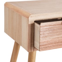 Konsole HONEY natürlich Paulonia-Holz Holz MDF 80 x 40 x 78 cm