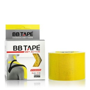 Kinesiology tape Get Active Yellow 5 cm x 5 mm