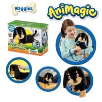 Fluffy toy Animagic Waggles on the go with sound Brown