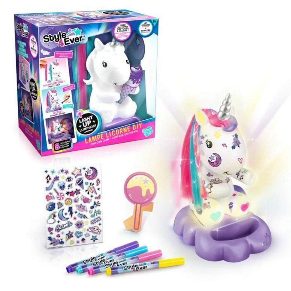 Licorne Lumineuse Canal Toys Cosmic Unicorn Lamp to Decorate Collector's Editio Multicouleur