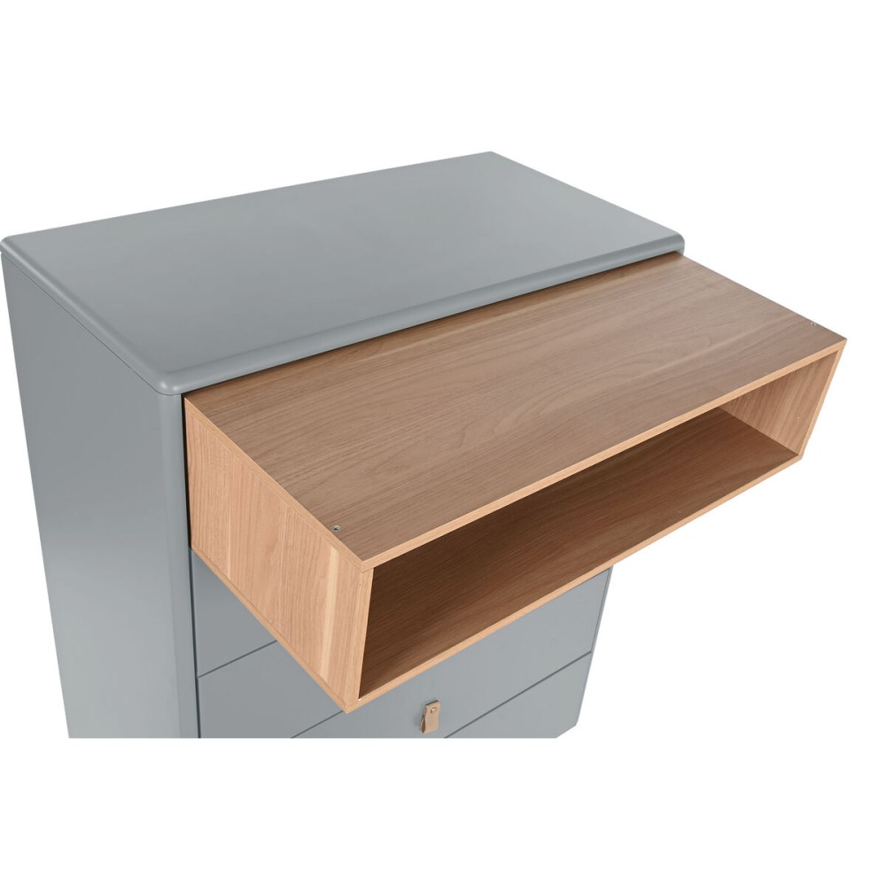 Chest of drawers Home ESPRIT Blue Grey polypropylene MDF Wood 80 x 40 x 117 cm