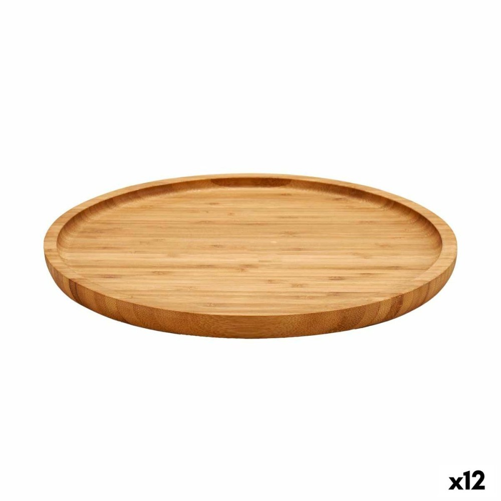 Plateau apéritif Kinvara JWKW-3711-1 Marron 25 x 1,5 x 25 cm 24,7 x 1,5 x 24,7 cm (12 Unités)