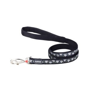 Laisse pour Chien Red Dingo STYLE DIAMOND Noir 15mm x 120 cm