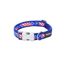 Hundehalsband Red Dingo STYLE US FLAG 31-47 cm