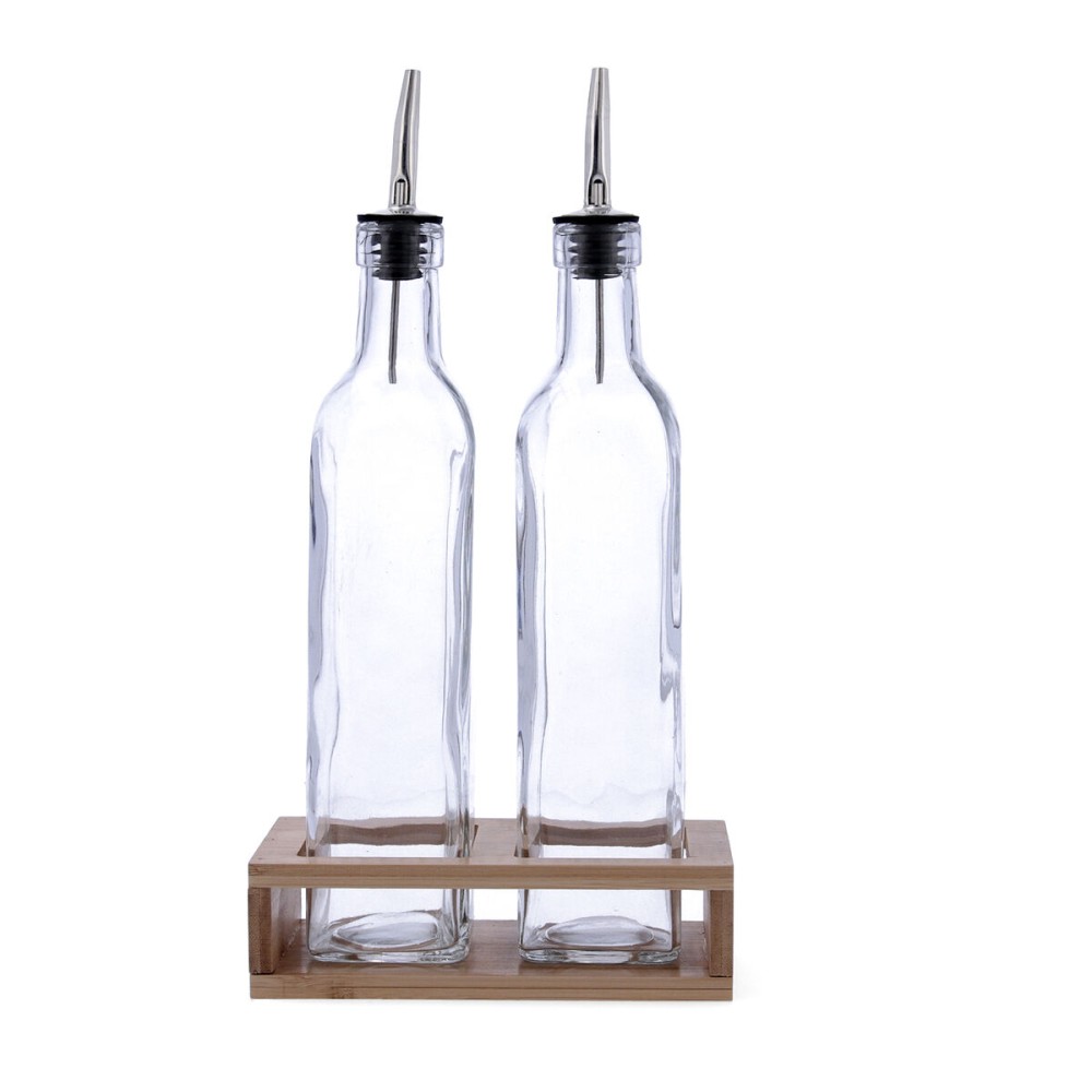 Ensemble salière et poivrier Quid Naturalia Transparent verre 550 ml