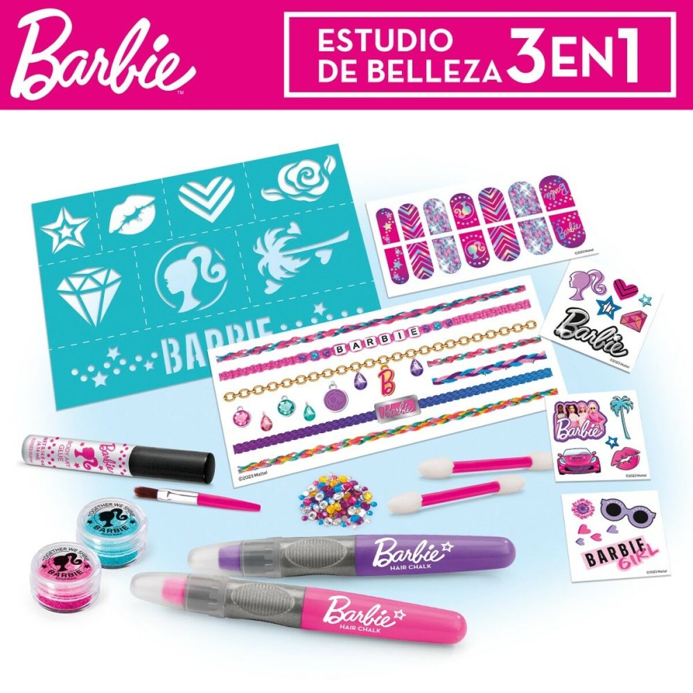 Ensemble de Beauté Barbie Sparkling 2 x 13 x 2 cm 3-en-1