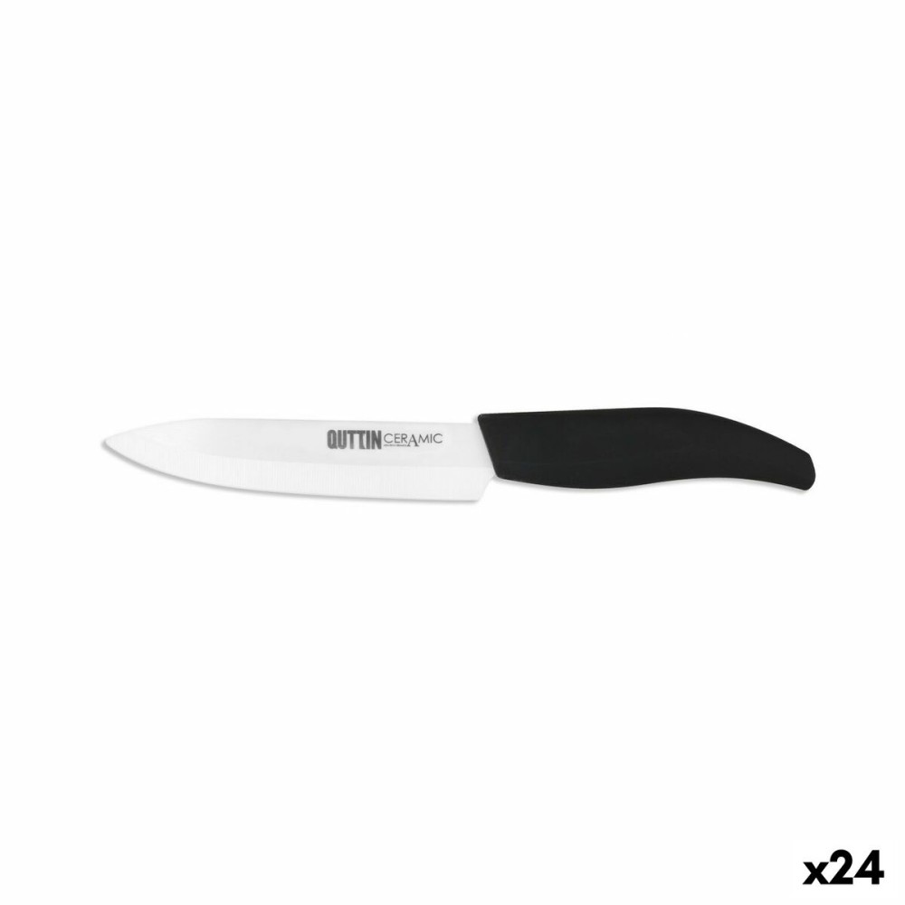 Gemüseschälmesser Quttin Weiß 12,5 cm (24 Stück)