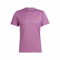 Men’s Short Sleeve T-Shirt Adidas Adizero Speed Dark pink