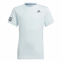 Child's Short Sleeve T-Shirt Adidas Club Tennis 3 bandas White