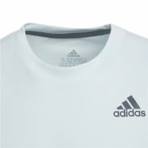 T shirt à manches courtes Enfant Adidas Club Tennis 3 bandas Blanc