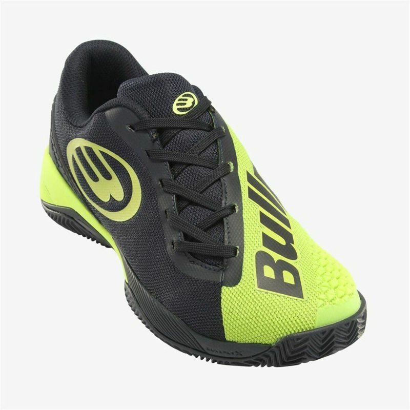 Chaussures de Padel pour Adultes Bullpadel Vertex Grip 23V Noir Jaune Homme