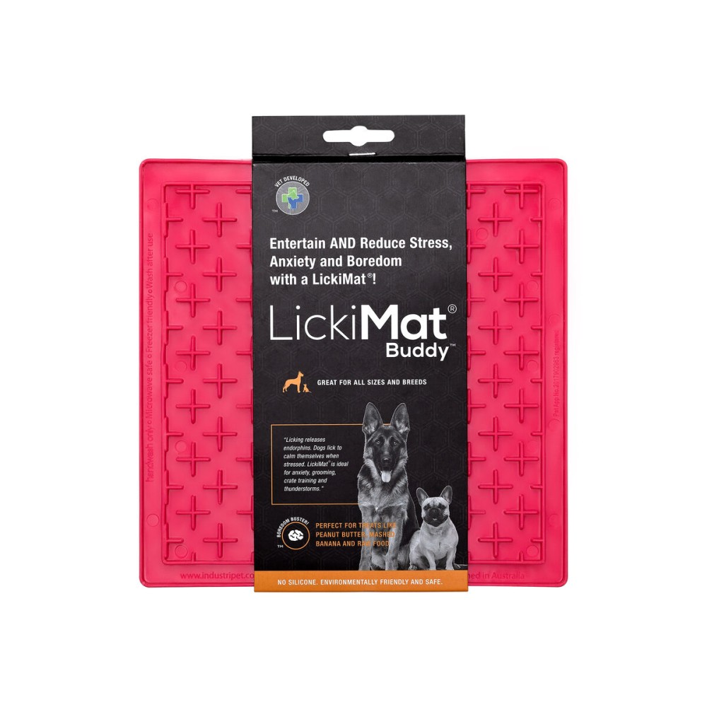 Dog Feeder Lickimat Pink TPR