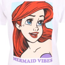 Short Sleeve T-Shirt The Little Mermaid Mermaid Vibes White Unisex