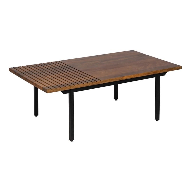 Table Basse ABNER Fer Bois de manguier 110 x 60 x 40 cm