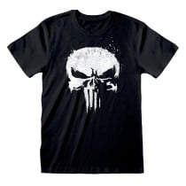 Kurzarm-T-Shirt Marvel Logo Schwarz Unisex