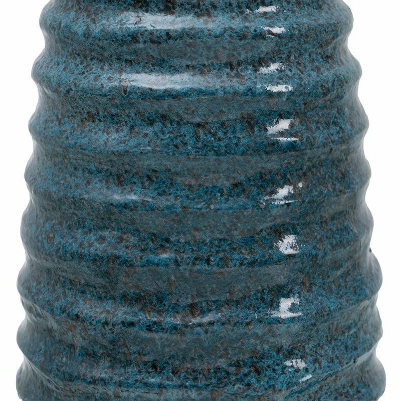 Vase Bleu Céramique 16 x 16 x 40 cm