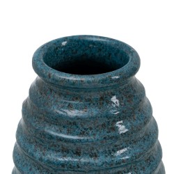 Vase Blau aus Keramik 16 x 16 x 40 cm