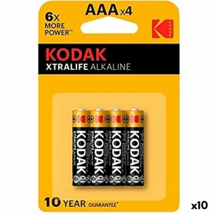 Batteries Kodak Xtralife LR03 AAA 4 Pièces (10 Unités)