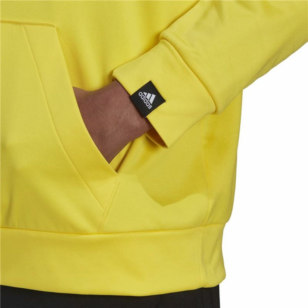 Sweat à capuche homme Adidas  Game and Go Big Logo Jaune