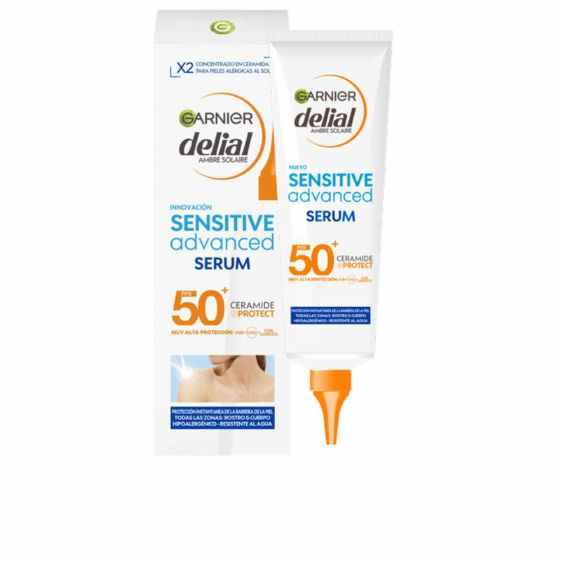 Körperserum Garnier Sensitive Advanced Sonnenschutz SPF 50+ 125 ml