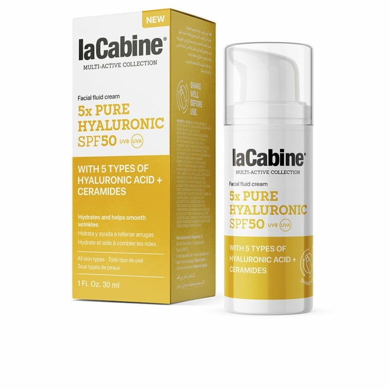 Protecteur Solaire Fluide laCabine 5x Pure Hyaluronic Spf 50 30 ml