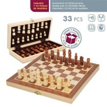 Jeu d'Échecs Colorbaby Bois (6 Unités)