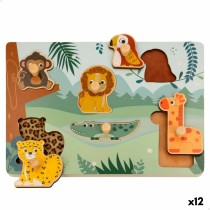 Puzzle enfant en bois Woomax (12 Unités)