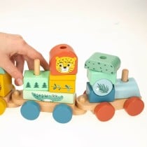 Train Woomax 33 x 11 x 7 cm animals (6 Units)