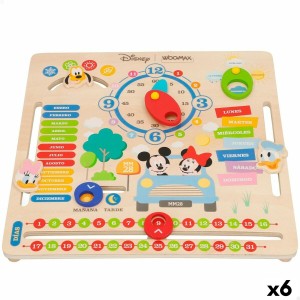 Educational Game Disney Calendar 30 x 3,5 x 30 cm (6 Units)