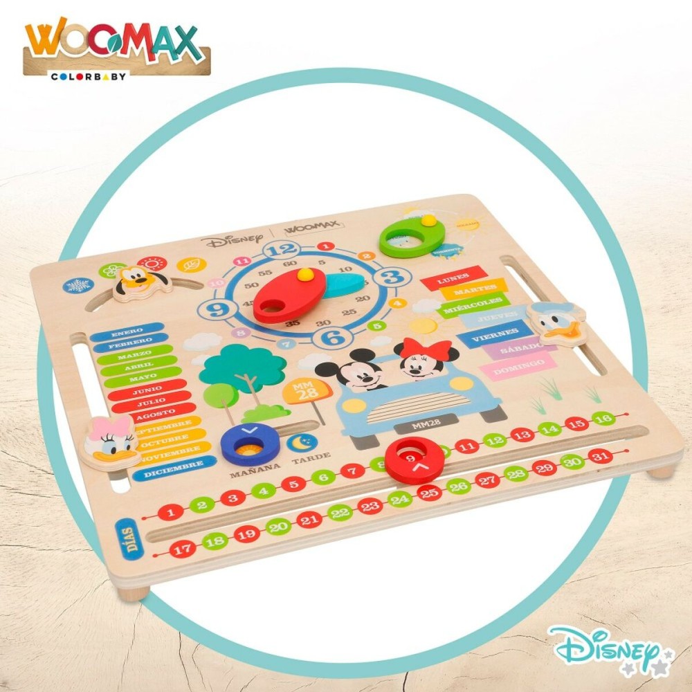 Educational Game Disney Calendar 30 x 3,5 x 30 cm (6 Units)