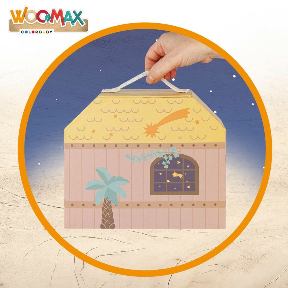 Crèche de Noël Woomax 15 Pièces 24,5 x 20,5 x 24,5 cm (6 Unités)