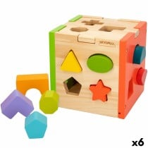 Puzzle enfant en bois Woomax 15 x 15 x 15 cm (6 Unités)