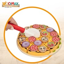 Wooden Game Woomax Pizza 27 Pieces (6 Units)