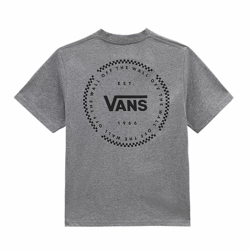 Jungen Kurzarm-T-Shirt Vans Orbiter-B Grau