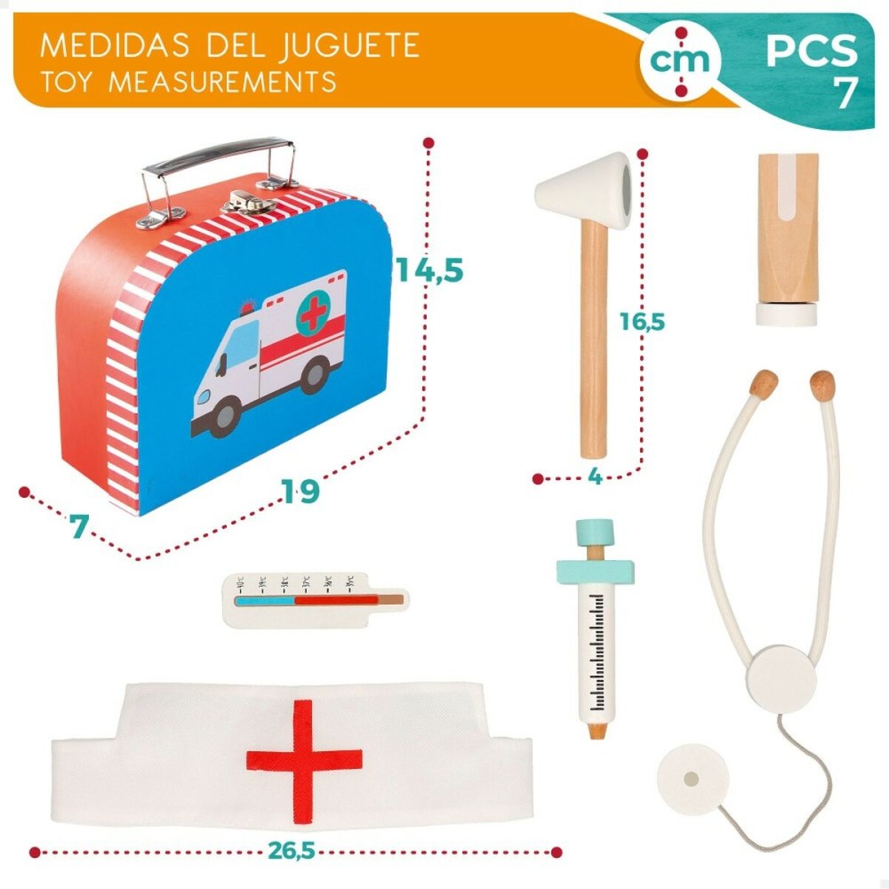 Coffret Médical avec Accessoires en jouet Woomax (6 Unités)