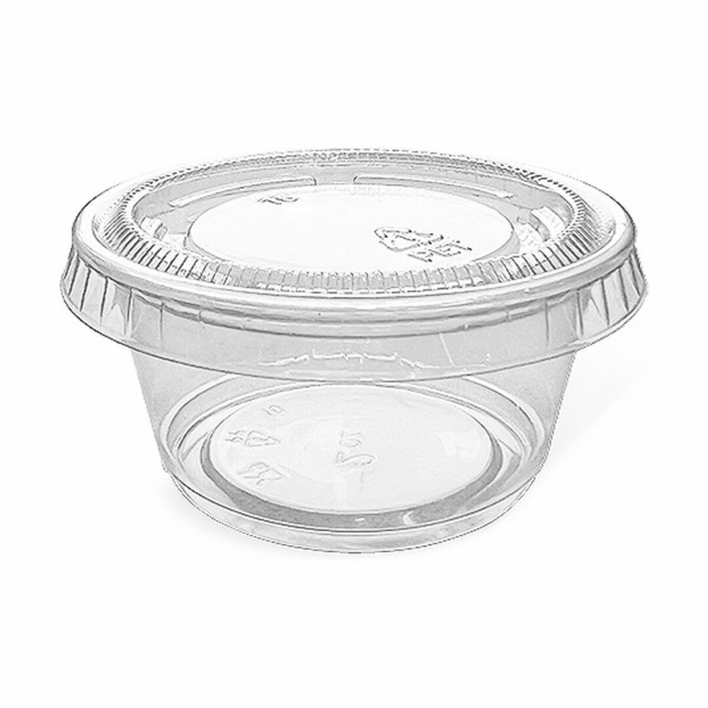 Set of reusable bowls Algon Sauces 10 Pieces Plastic 60 ml (36 Units)