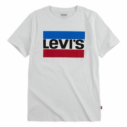 T-shirt à manches courtes enfant Levi's Sportswear Logo Blanc